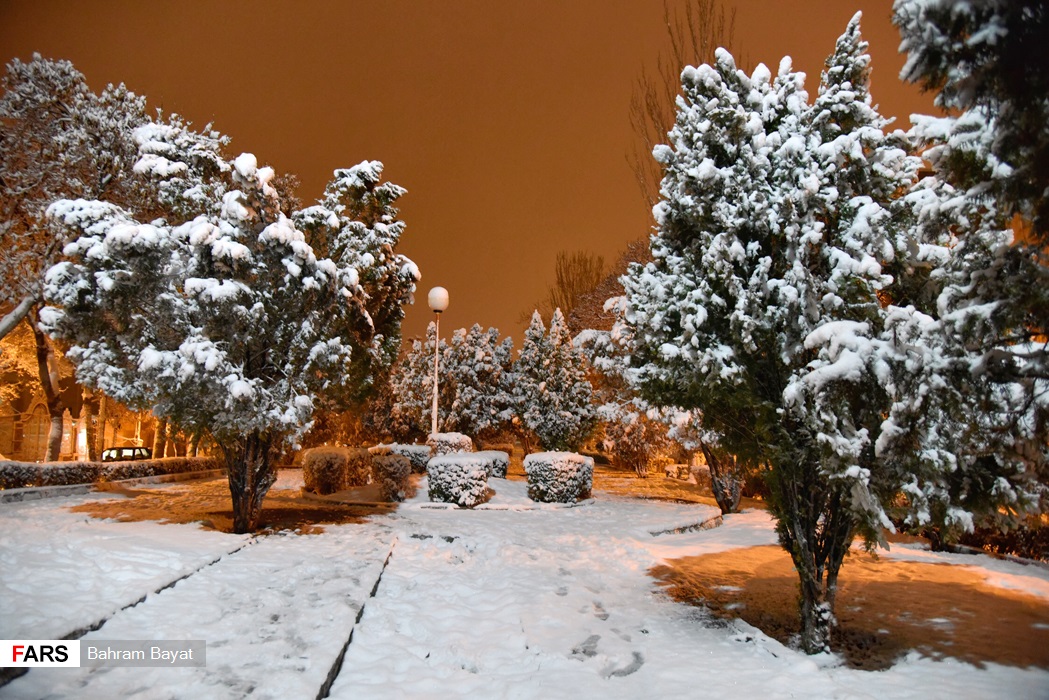 زیبایی زنجان پوشیده از برف