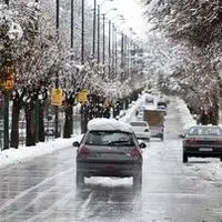 بارش برف و باران در جاده‌های ۱۶ استان