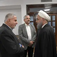 خوش و بش روحانی با وزیر پزشکیان؛ هم ظریف آمد هم جهانگیری