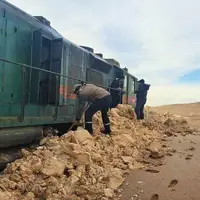 قطار سرخس - مشهد به دلیل کولاک برف لغو شد