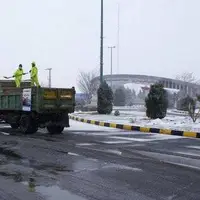 آماده‌سازی ۲۰۰ تن مخلوط نمک و شن برای یخ‌زدایی معابر بجنورد