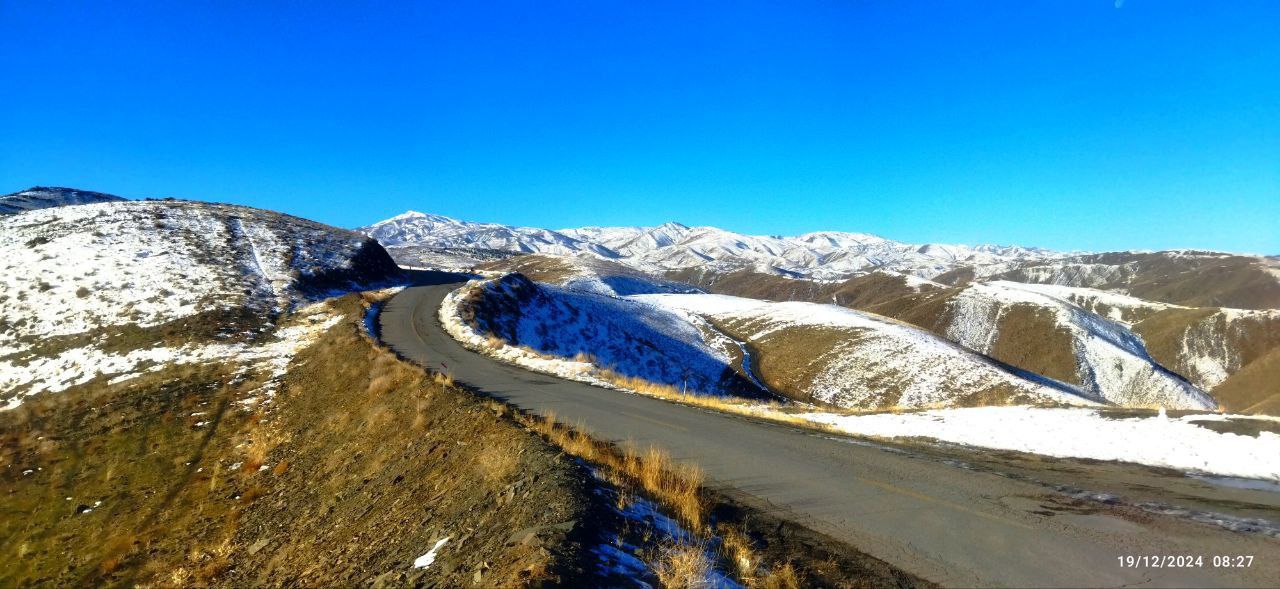 روستای دهبار بعد از برف اخیر 