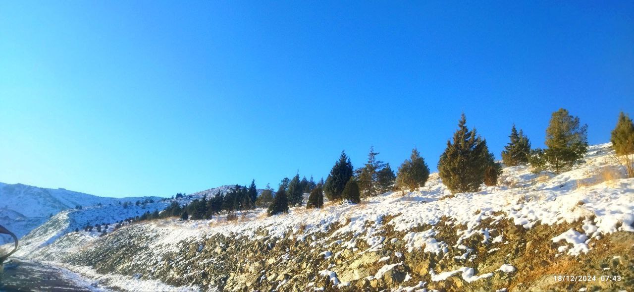 روستای دهبار بعد از برف اخیر 