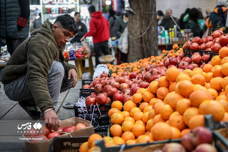 تب و تاب یلدایی بازار همدان