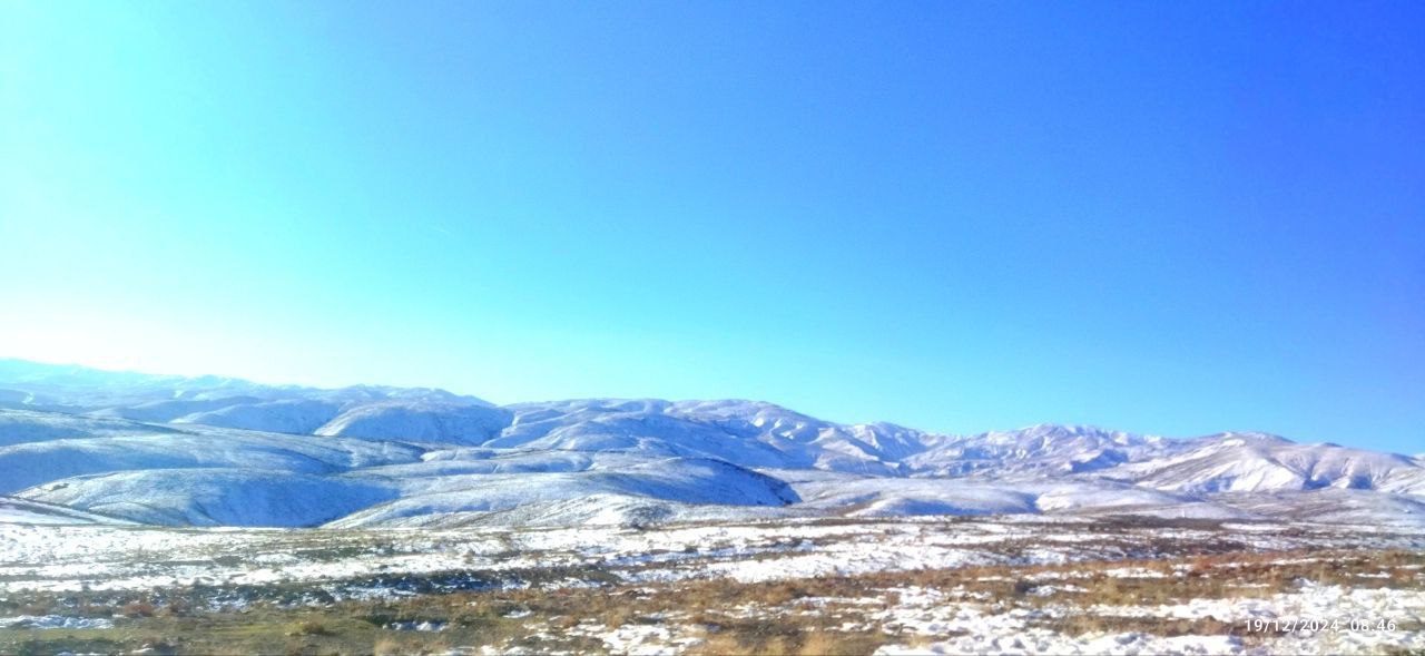 روستای دهبار بعد از برف اخیر 