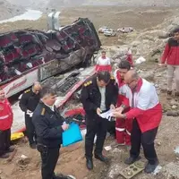 علت سقوط اتوبوس به دره در جاده اندیمشک ـ پلدختر اعلام شد