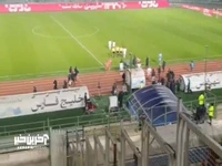 شعار هواداران پرسپولیس علیه درویش