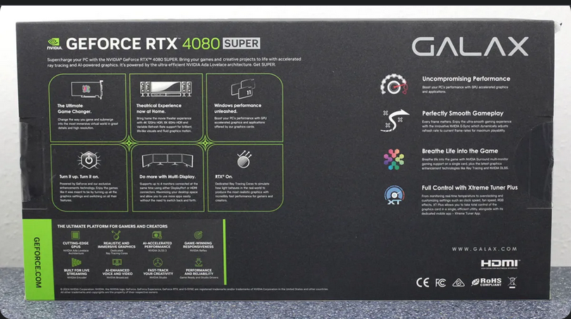 طراحی جعبه کارت گرافیک GALAX GeForce RTX 5080 لو رفت