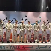 علی پاکدامن قهرمان شمشیربازی ایران شد