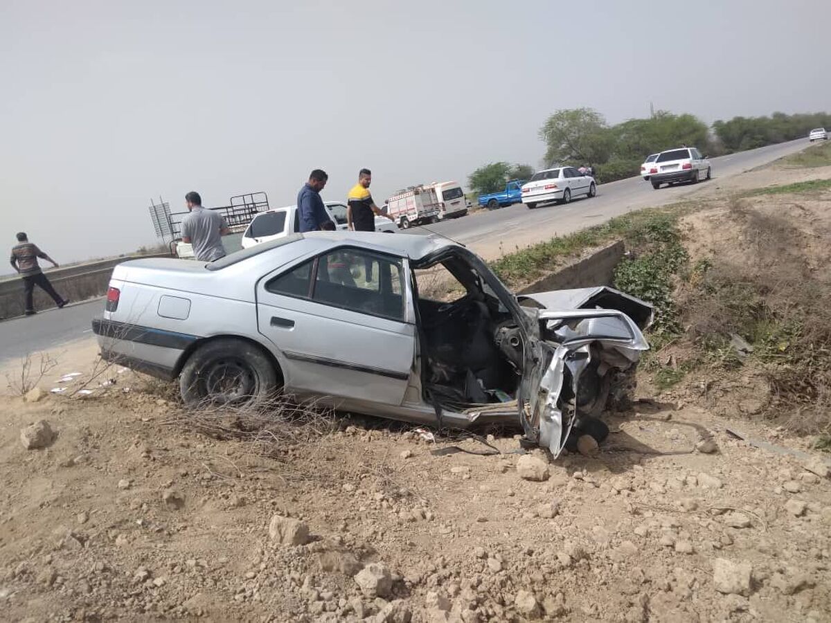 تصادف مرگبار در جاده اهواز به امیدیه