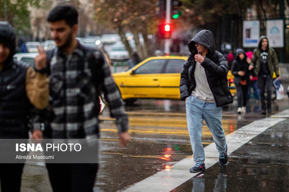 عکس/ بارش باران در تهران