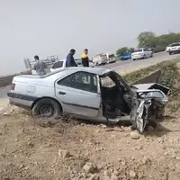 تصادف مرگبار در جاده اهواز به امیدیه