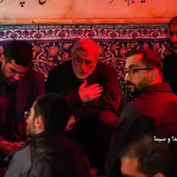 عکس/ حضور سردار قاآنی در سالگرد شهید «سیدرضی موسوی»