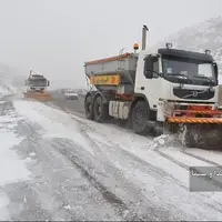 بازگشایی راههای روستایی برفگیر دلفان لرستان