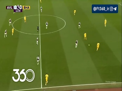 روی اشتباه مدافعان؛ استون‌ ویلا 0-1 برایتون