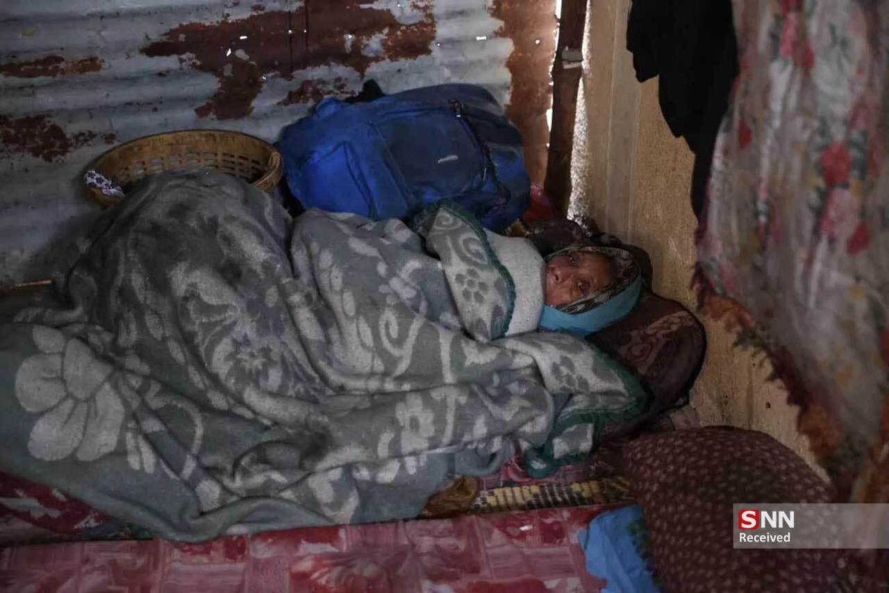 عکس/ موج باران و سرما در غزه