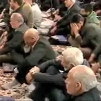 واکنش زائران حرم رضوی در لحظه اعلام خبر شهادت حاج‌قاسم