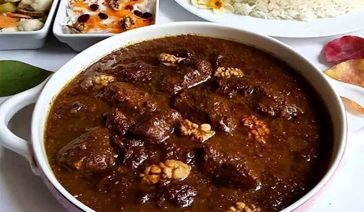 روش تهیه خورشت فسنجان با کدو حلوایی