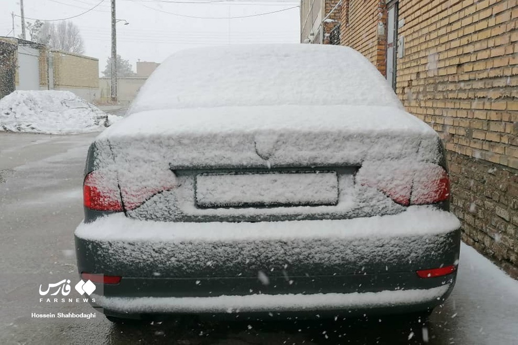 طبیعت برفی روستاهای قم