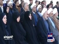 احترام نظامی سردار رادان به رئیس جمهور 