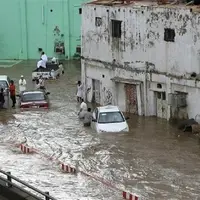 تصاویری از سیل گسترده در عربستان