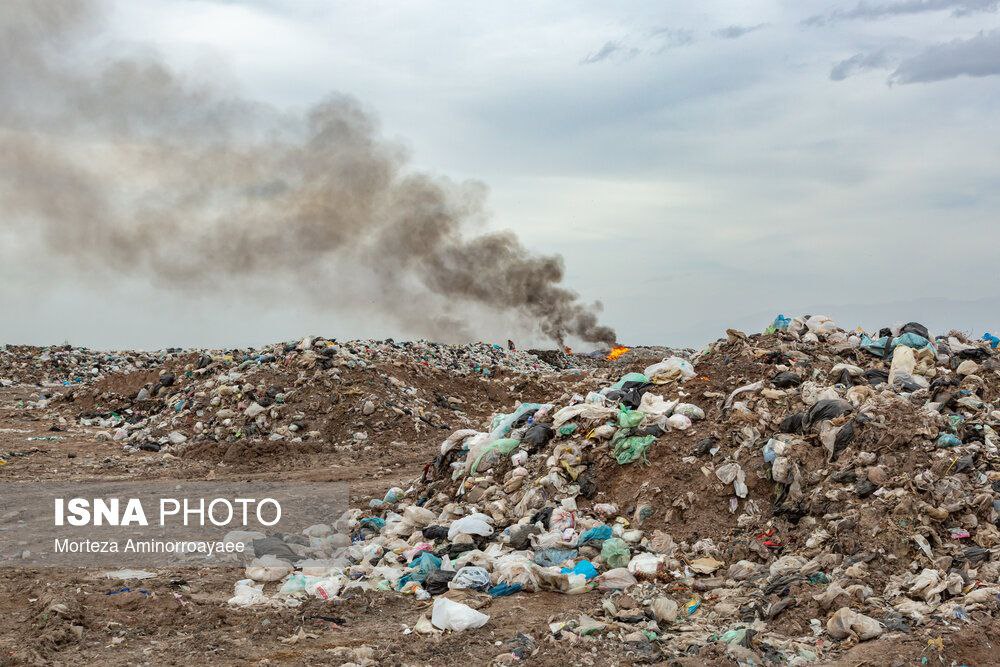 فاجعه زیست محیطی در زباله‌گاه نیشابور