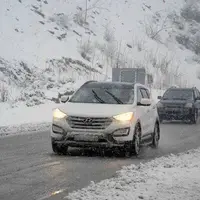 بارش برف و باران در جاده‌های ۸ استان کشور