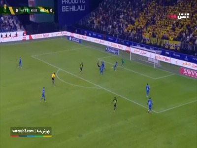 گل اول الاتحاد به الهلال توسط کریم بنزما