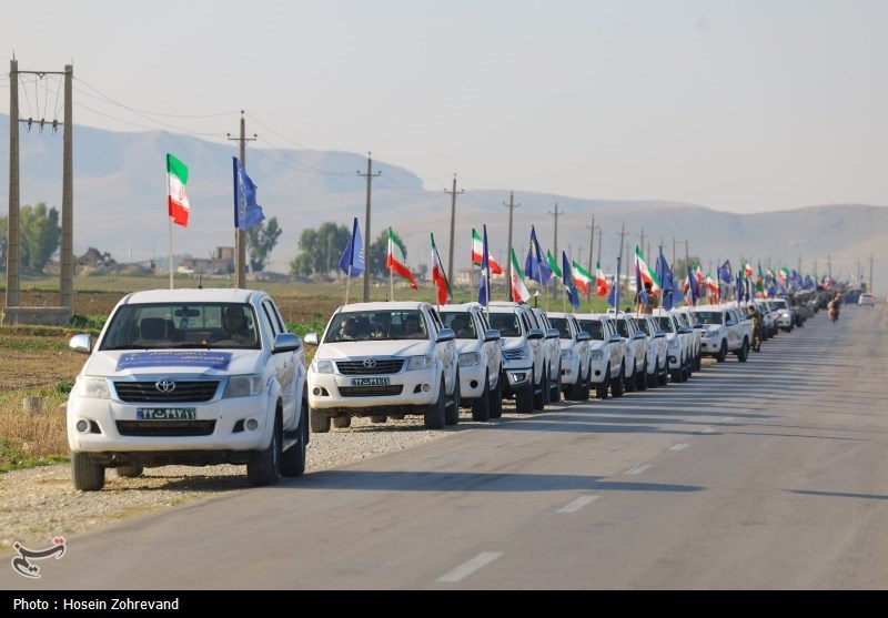 استقبال مردمی از رزمندگان نیروی زمینی سپاه در رزمایش پیامبر اعظم ۱۹