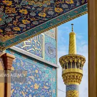 معماری اسلامی و ایرانی گلدسته‌های حرم امام رضا (ع) 