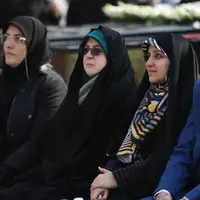 حضور معاون زنان رئیس‌جمهور و سخنگوی دولت در یادبود شهدای پرواز ۷۵۲