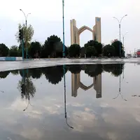 یزد بارانی می‌شود