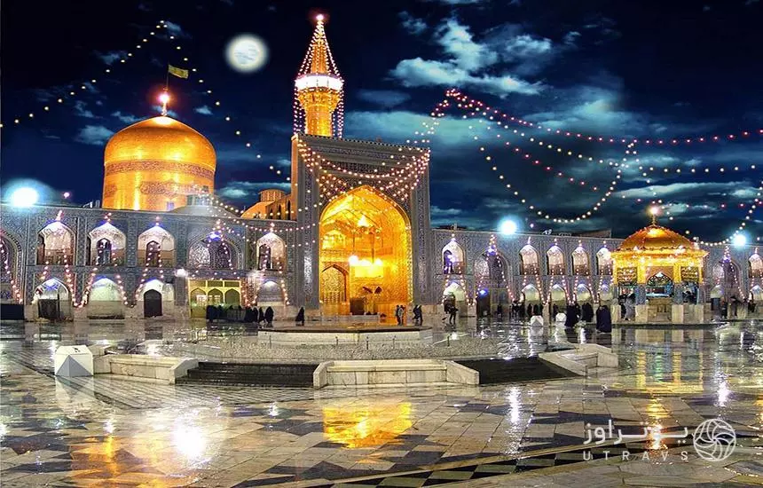 حرم مطهر امام رضا(ع) در روز میلاد امام جواد(ع)