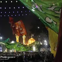 جشن‌ گلریزان حرم‌ مطهر امام رضا(ع) در سالروز ولادت آقا جوادالائمه(ع)