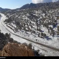 بارش برف کردستان را فرا گرفت؛ فردا یخبندان می‌شود