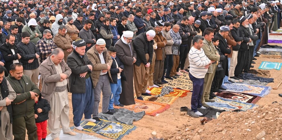 اقامه نماز باران در کردستان عراق