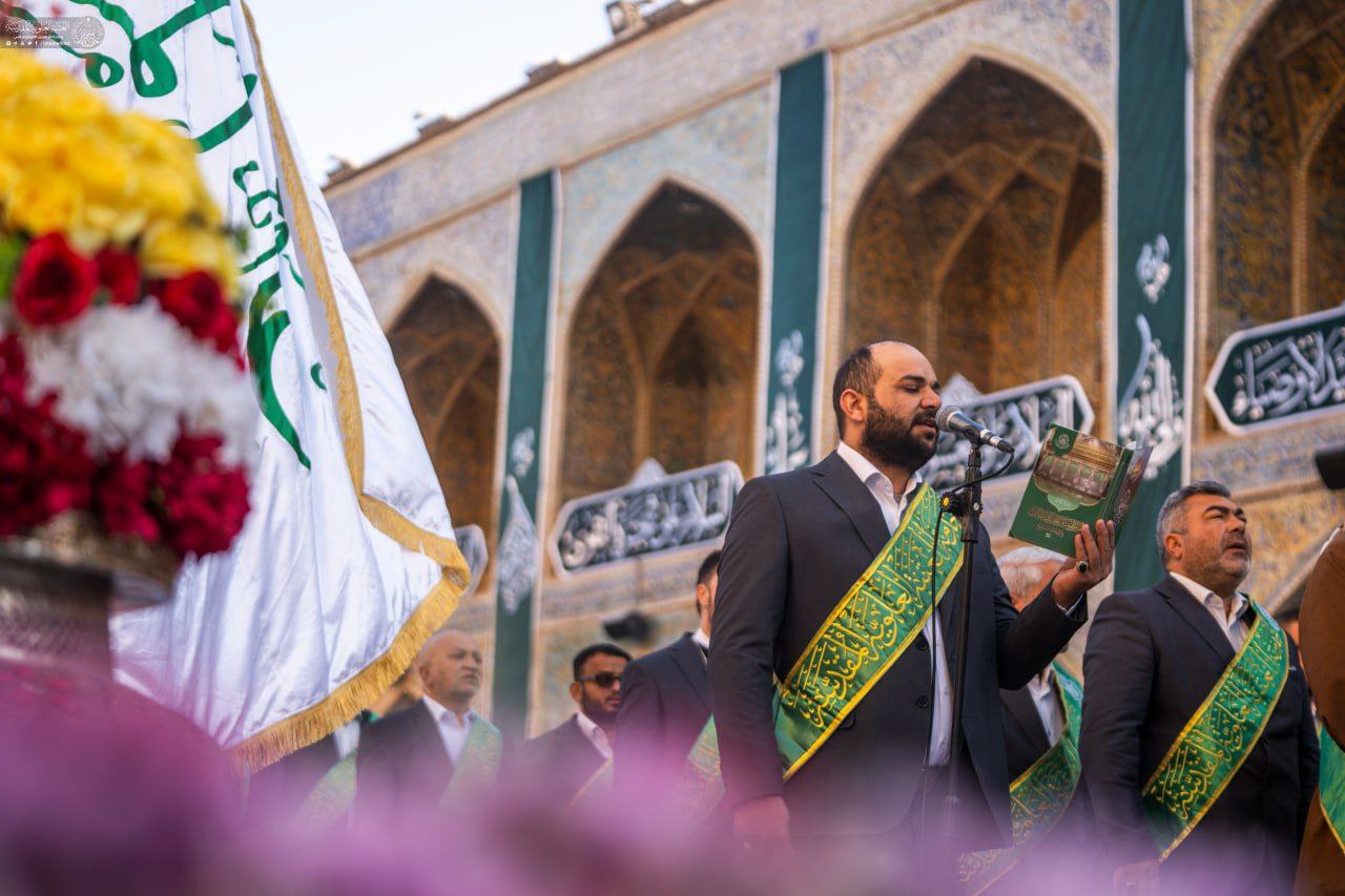 عکس/ جشن صبح میلاد مولود کعبه در حرم مطهر علوی