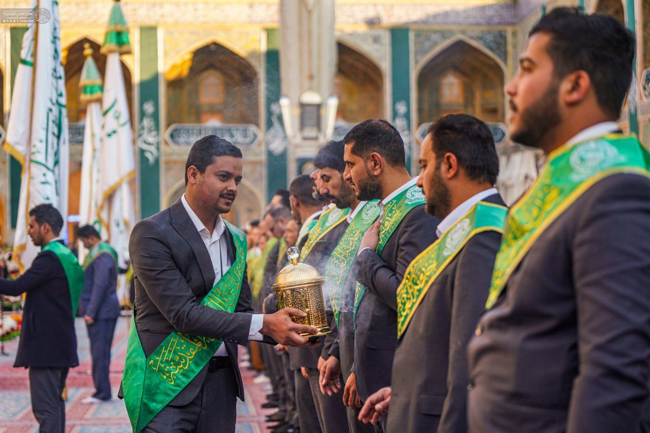 عکس/ جشن صبح میلاد مولود کعبه در حرم مطهر علوی