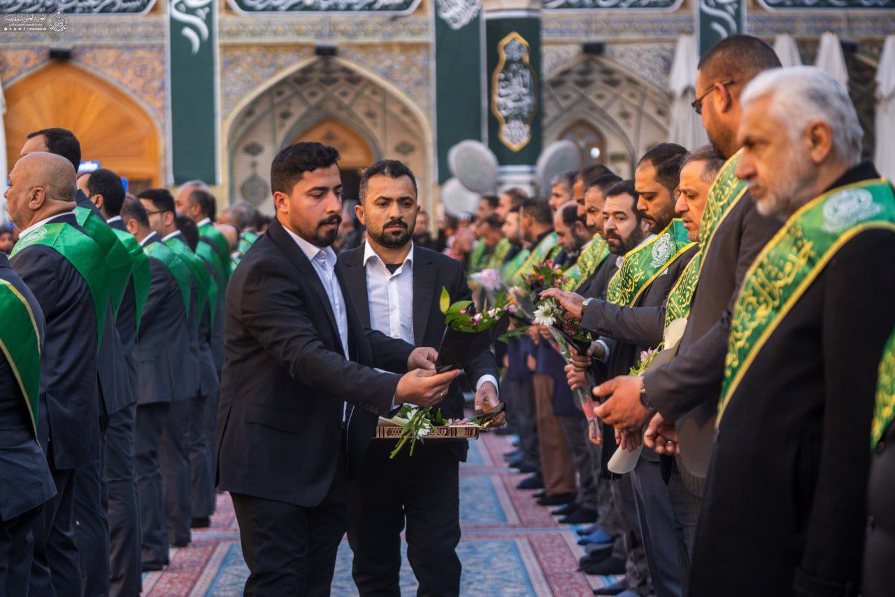 عکس/ جشن صبح میلاد مولود کعبه در حرم مطهر علوی