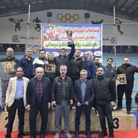 قهرمانی ساری در کشتی آزاد جوانان مازندران