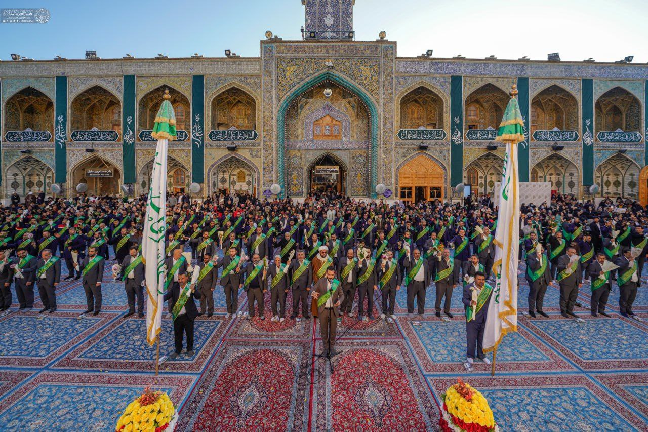 عکس/ جشن صبح میلاد مولود کعبه در حرم مطهر علوی