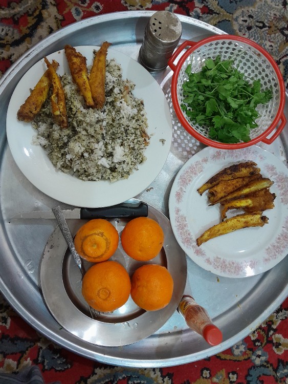 از شما/بفرماییدنهار ماهی،نوش نگاهتان 😋😋🌺🌺