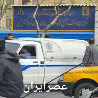  انتقال پیکر قضات بعد از تیراندازی با خودروهای بهشت زهرا