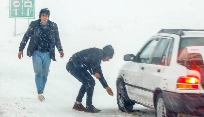 جانشین پلیس راه: بدون زنجیر چرخ تردد در مسیرهای کوهستانی ممنوع است