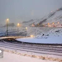 عکس/ بارش نعمت الهی در زیباترین جاده ایران