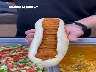 چطوری 15 تا فلافل رو چیدی تو نون!