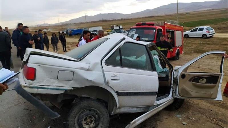 ۳ مجروح بر اثر تصادف ۲ سواری پژو در محور روستایی شهرستان نهبندان