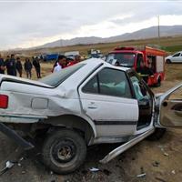 ۳ مجروح بر اثر تصادف ۲ سواری پژو در محور روستایی شهرستان نهبندان