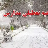 برف و سرما مدارس بخش‌هایی از اردبیل را تعطیل کرد