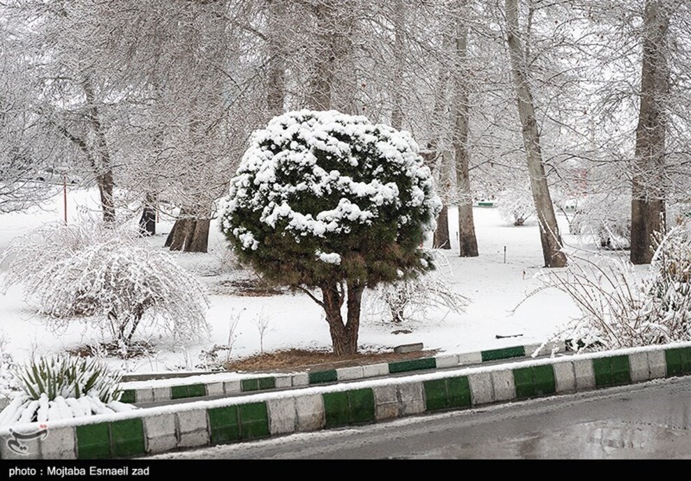 بارش برف در ارومیه